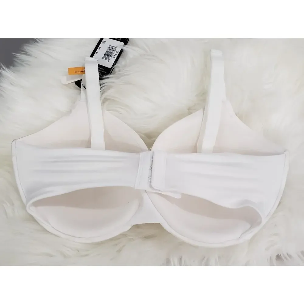 NWT‎ Maidenform 09436 Comfort Devotion Underwired T-Shirt Bras White 34DD